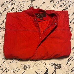 Orvis Vibrant Red Bomber Jacket